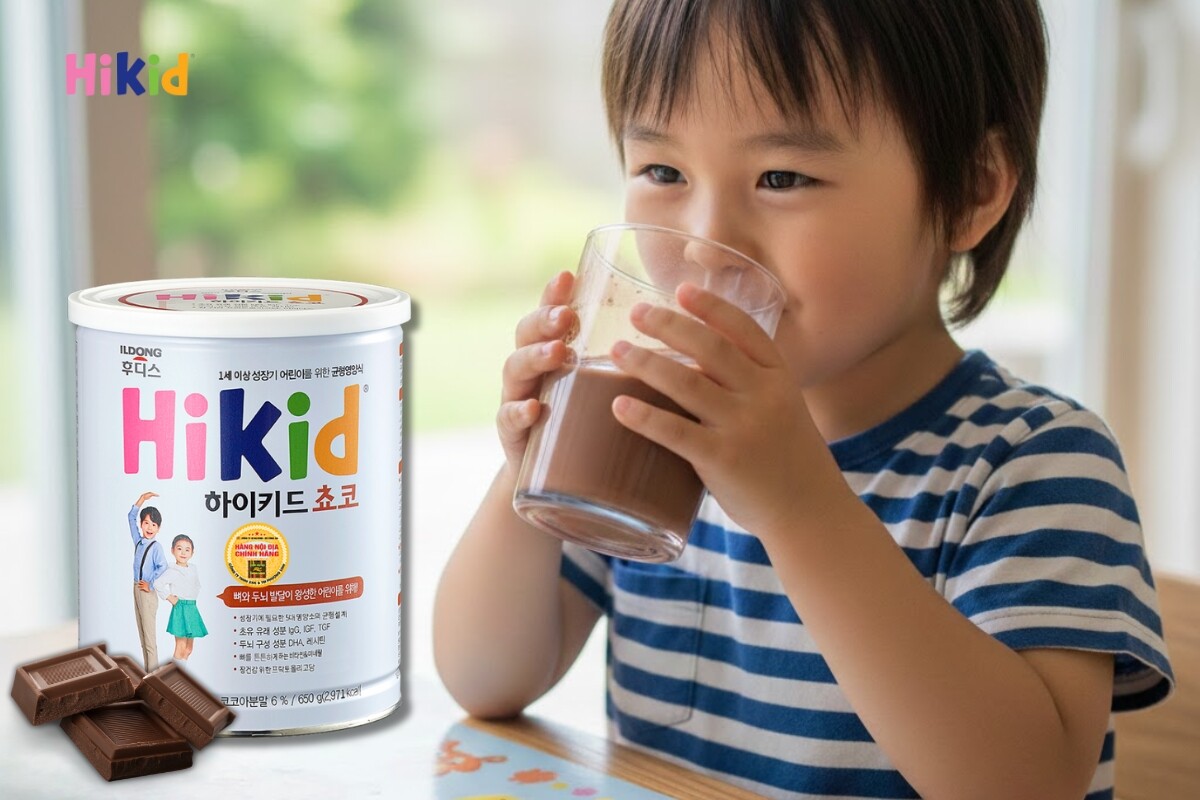 pha sữa hikid