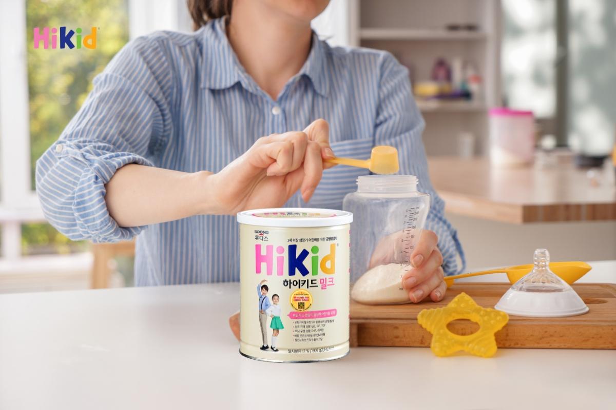 hướng dẫn pha sữa hikid