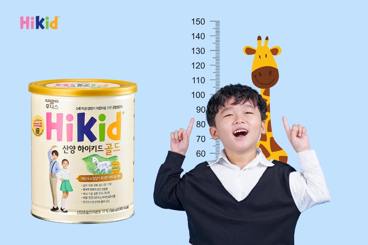 sữa Hikid dê có tăng cân không