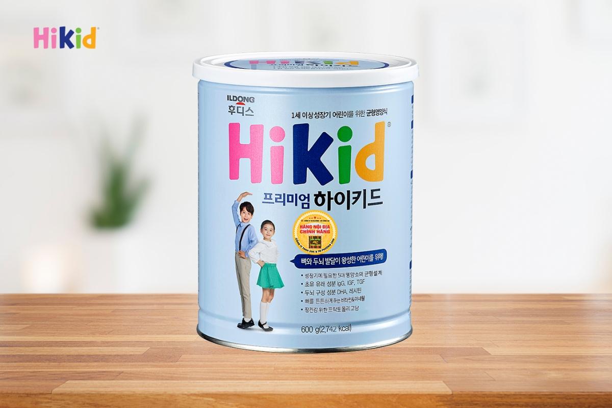 Sữa bột Hikid Premium giúp trẻ tăng chiều cao lành mạnh