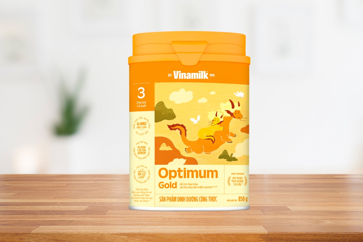 Sữa bột tăng chiều cao cho trẻ Optimum Gold 3