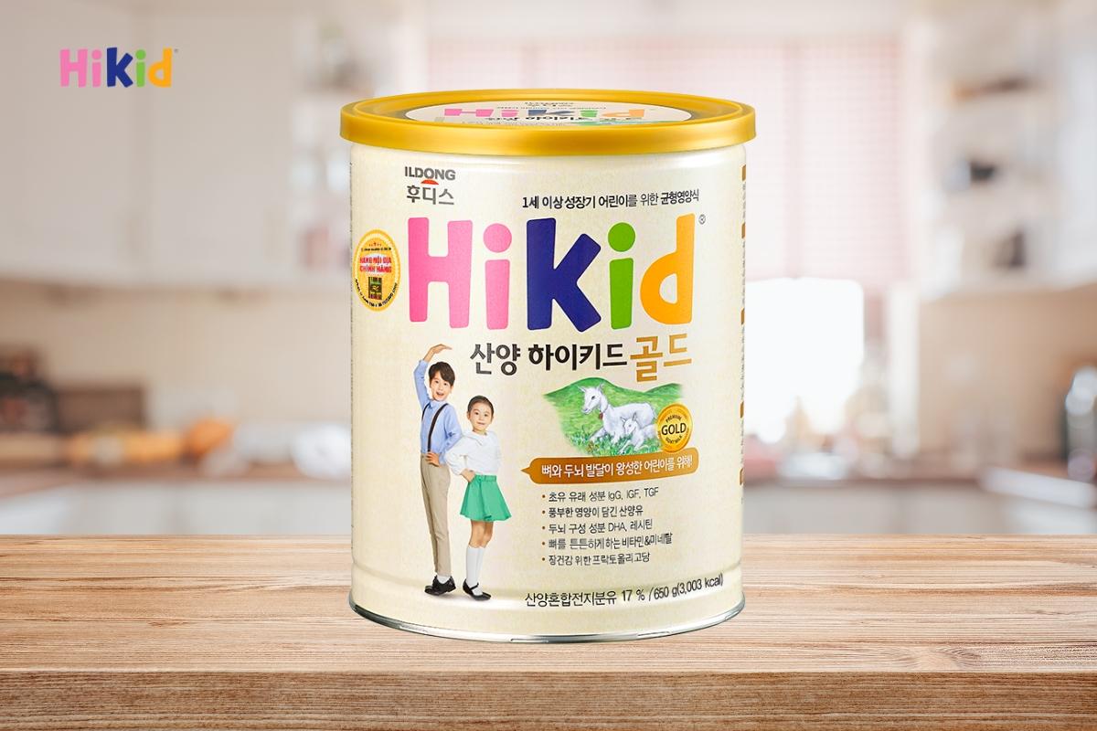 Sữa tăng trưởng chiều cao cho bé từ 1 tuổi Hikid Dê