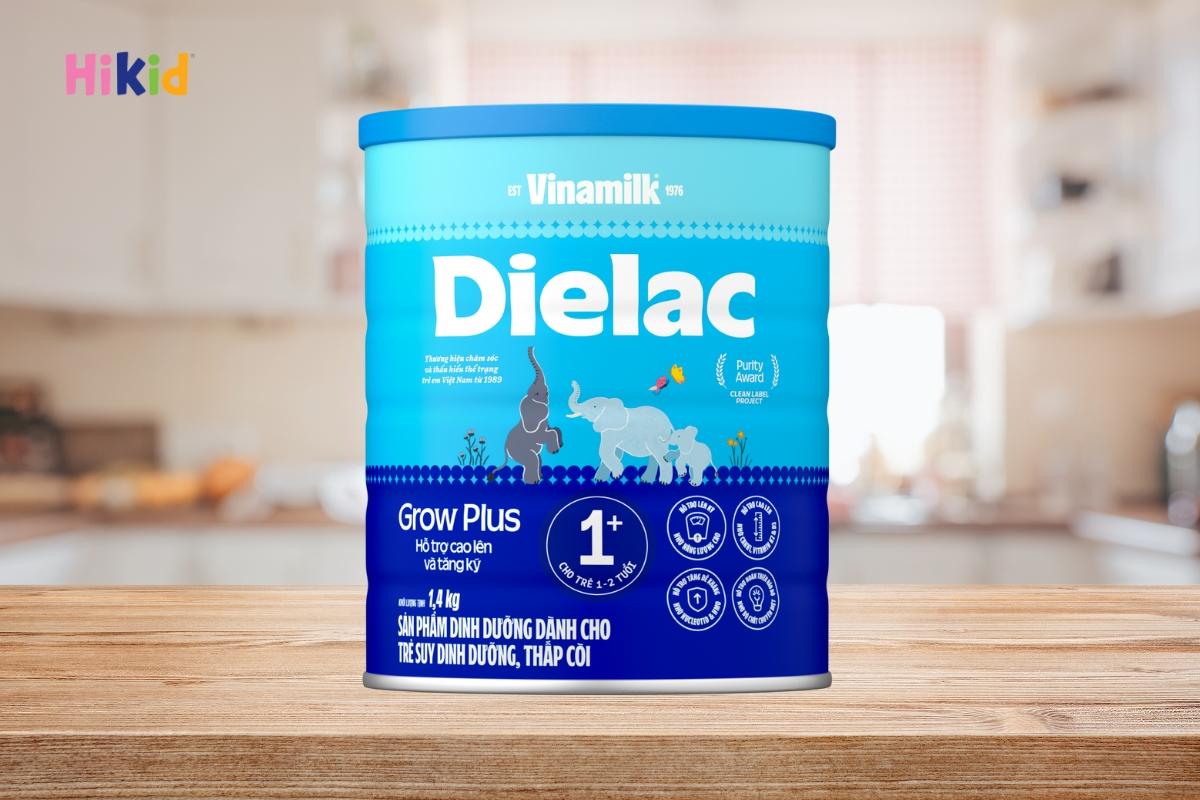 Sữa bột tăng chiều cao cho bé 1 tuổi Dielac Grow Plus 1+