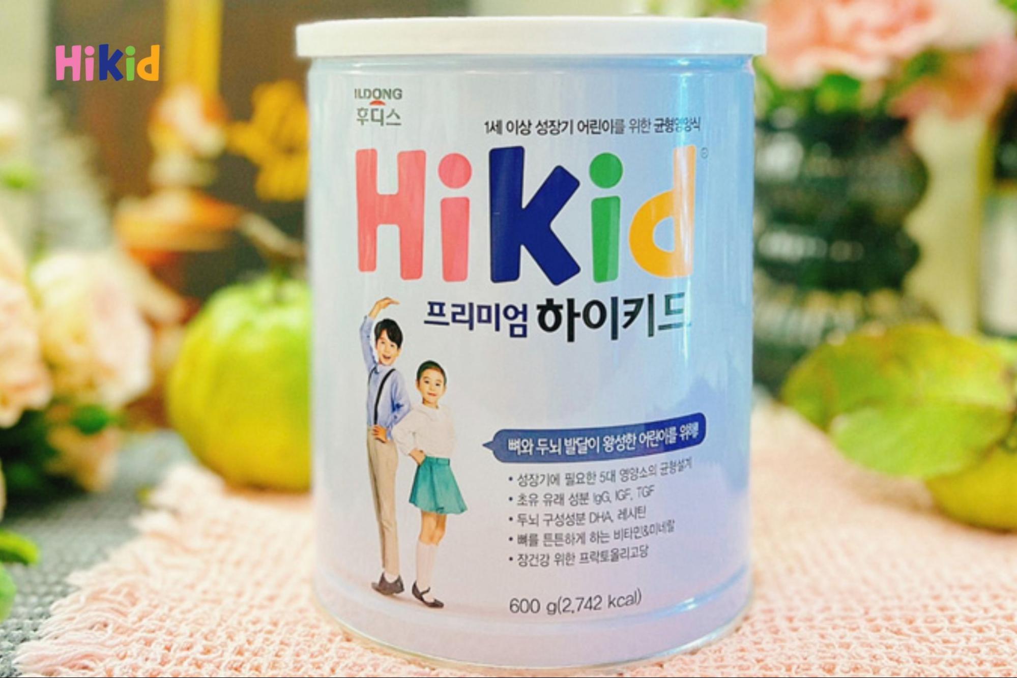 HIKID Premium là sữa phát triển chiều cao cho bé 2 tuổi 