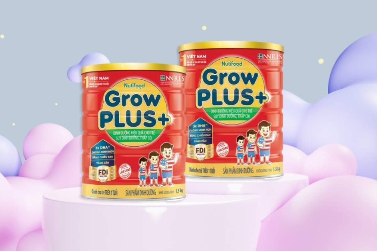 Sữa GrowPLUS+ Đỏ 2+ là sữa tăng chiều cao cho bé 2 tuổi tốt nhất