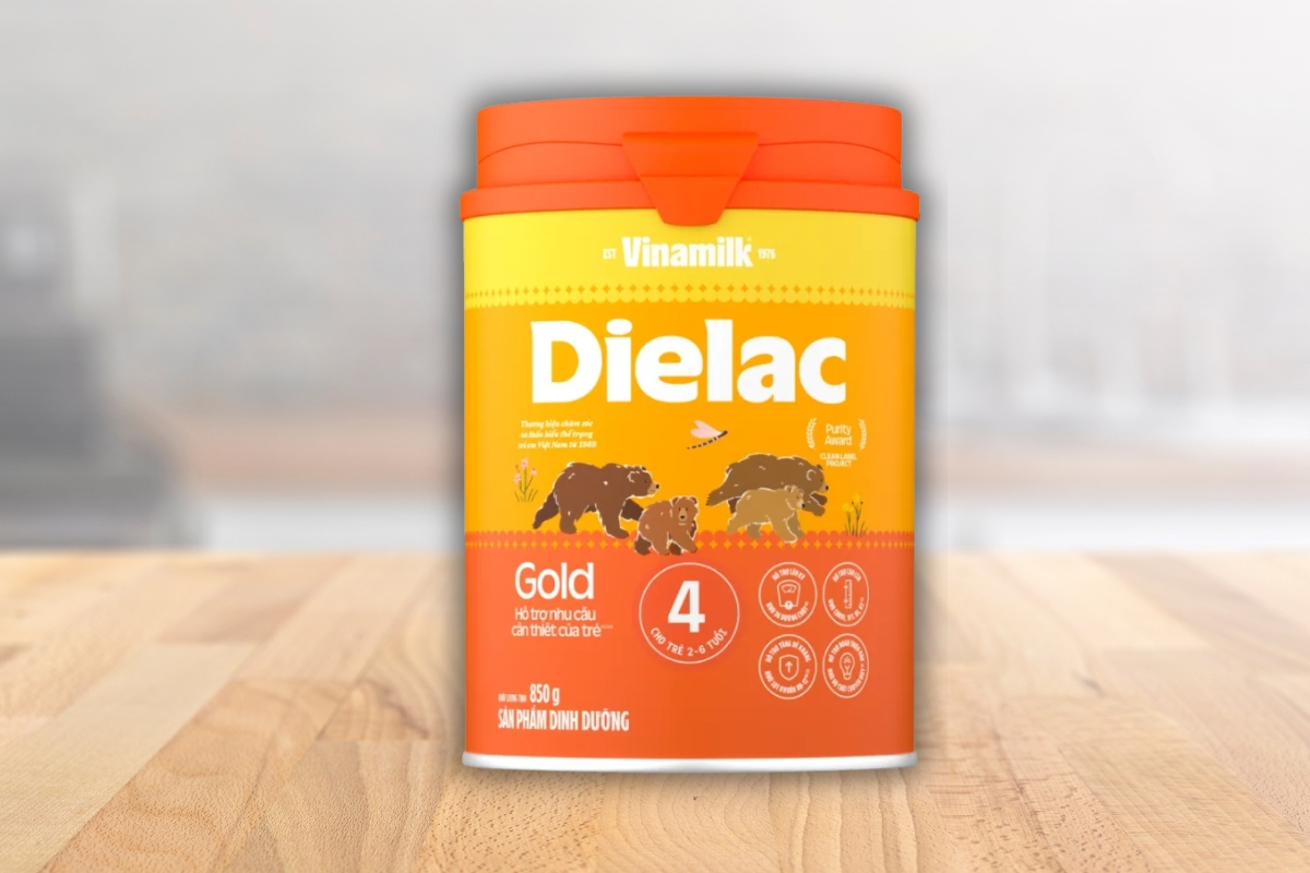 Dielac Alpha Gold IQ 4 là sữa tăng chiều cao cho bé 2 tuổi 