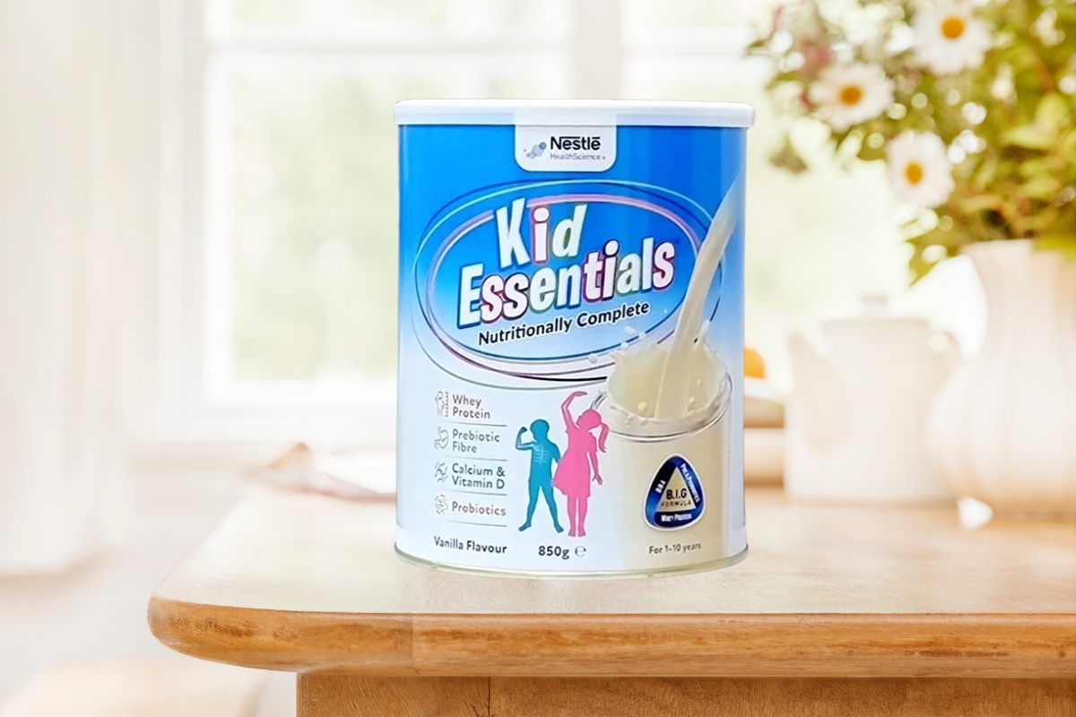 Kid Essentials sữa phát triển chiều cao cho trẻ 2 tuổi được nhiều bố mẹ tin dùng 