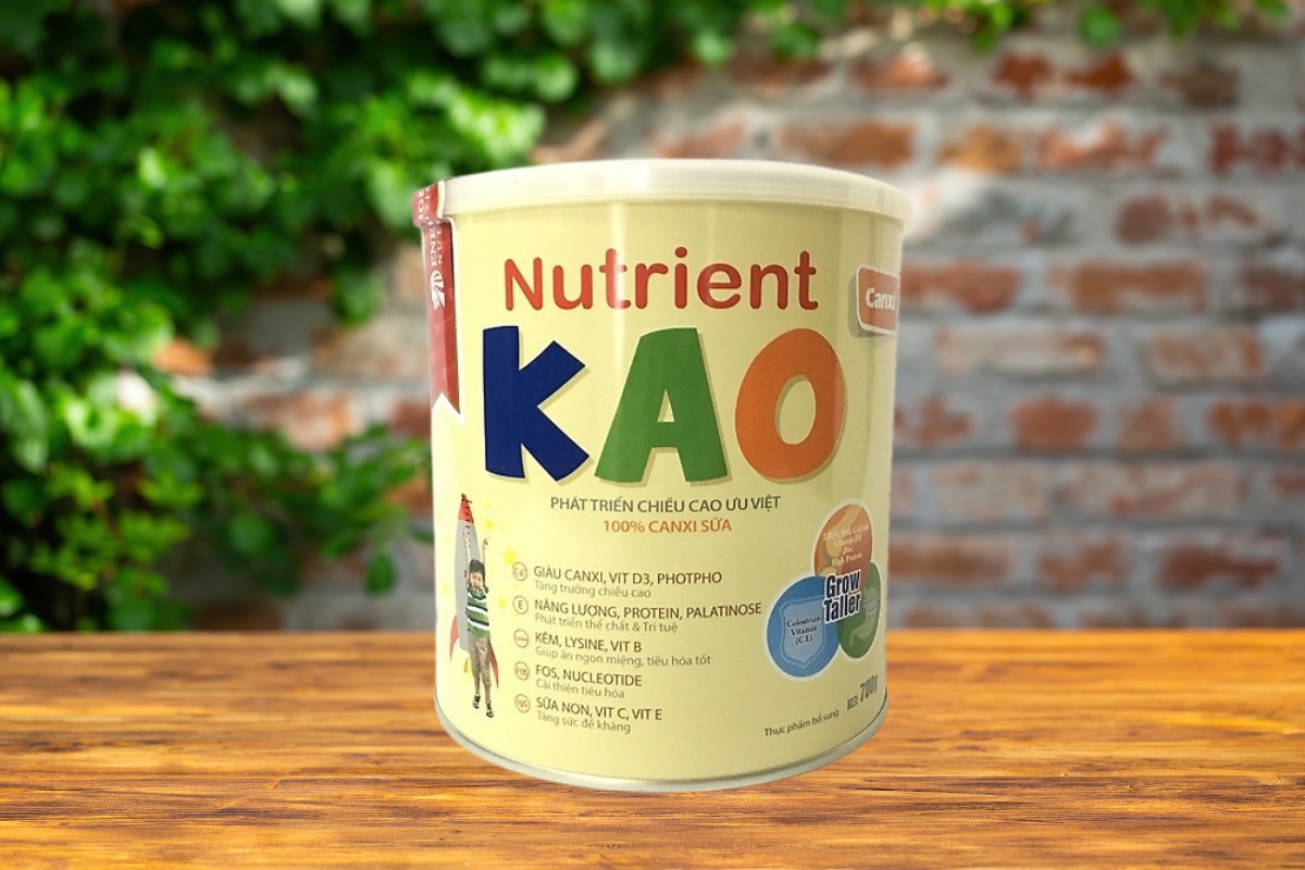 sữa tăng chiều cao cho bé 2 tuổi Nutrient KAO