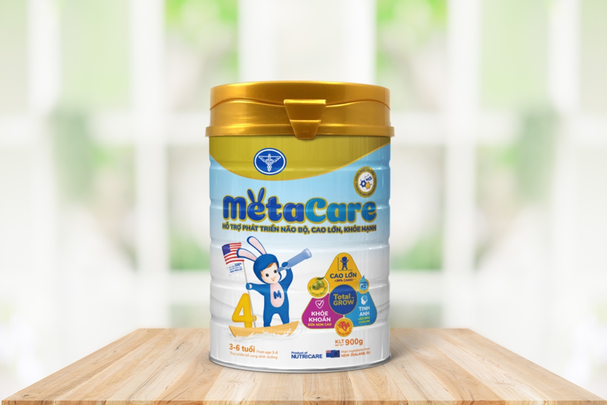 sữa tăng chiều cao cho trẻ 4 tuổi Nutricare Meta Care 