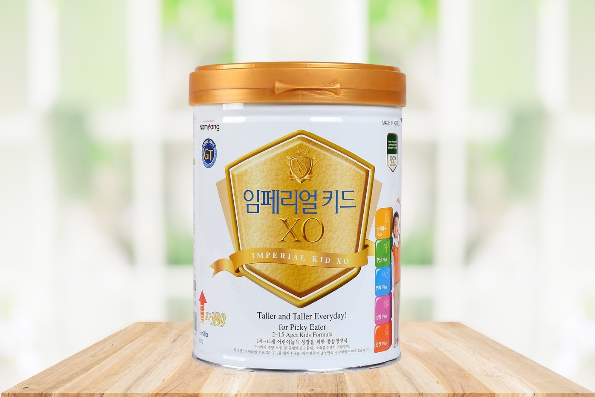 Sữa tăng chiều cao cho bé 4 tuổi XO Imperial Kid