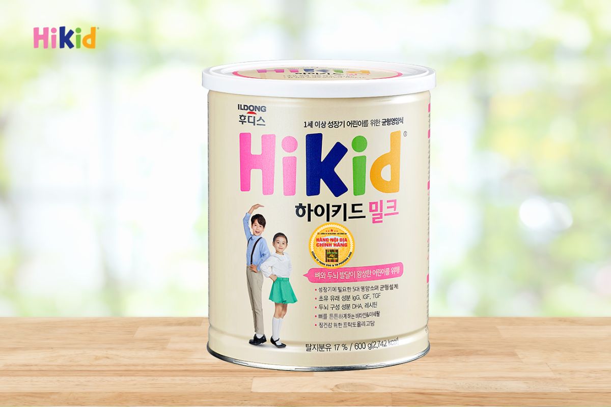 Sữa hỗ trợ phát triển chiều cao cho bé 5 tuổi Hikid Vani
