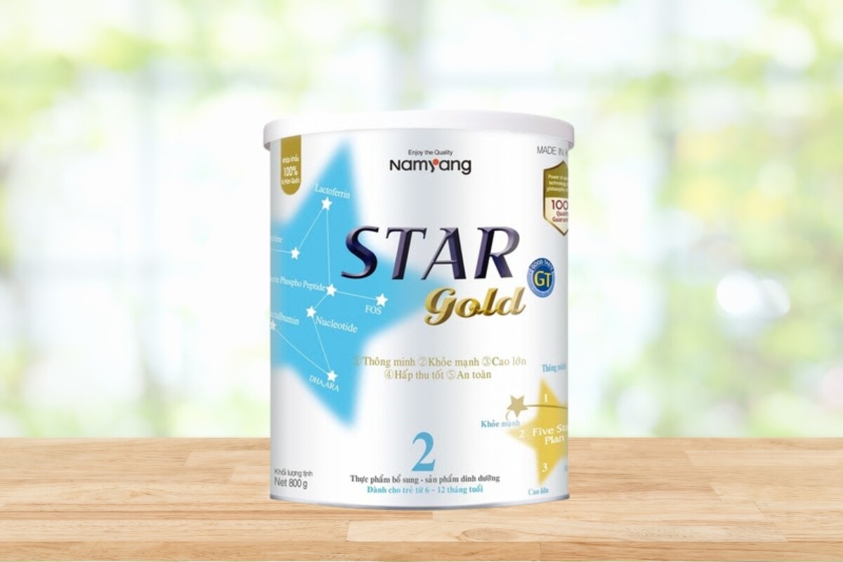 Sữa Star Gold số 4 là sữa bột tăng chiều cao cho bé 5 tuổi được nhiều phụ huynh tin dùng