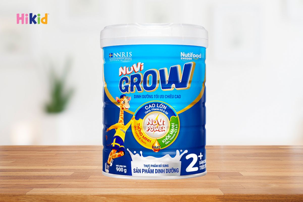  sữa tăng chiều cao cho bé 6 tuổi Nuvi Grow