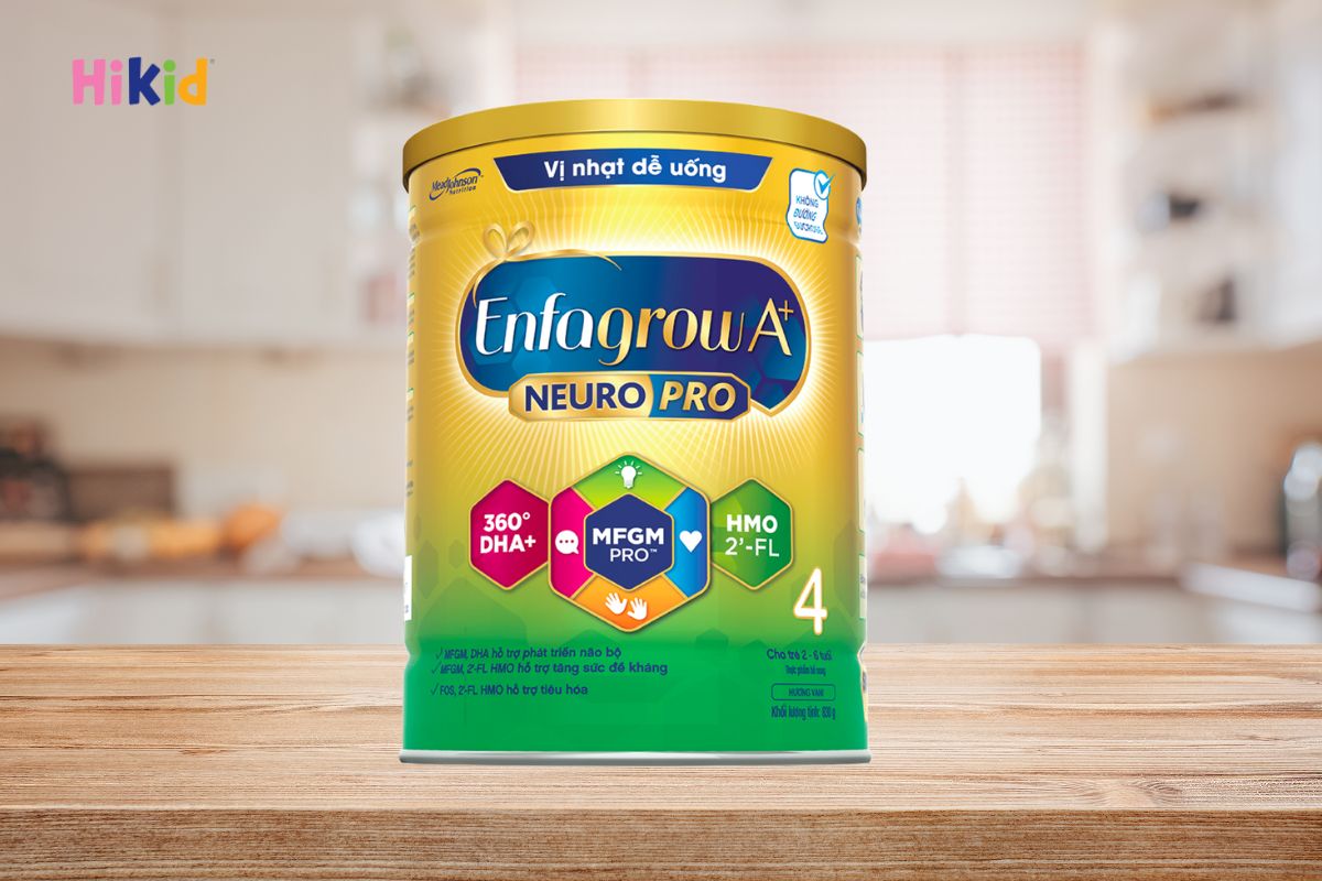 sữa tăng chiều cao cho bé 6 tuổi Enfagrow A+ NeuroPro 4