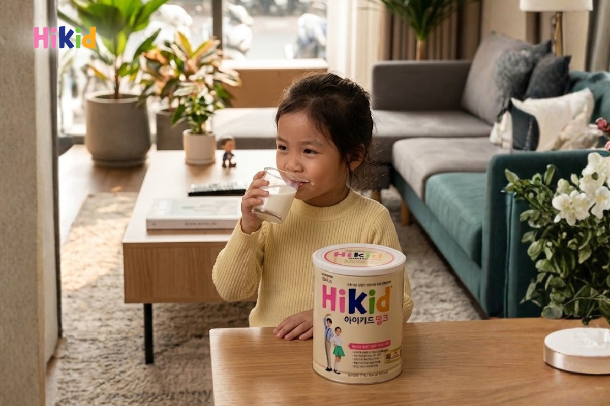 Sữa Hikid hội tụ đầy đủ các dưỡng chất thiết yếu cho xương