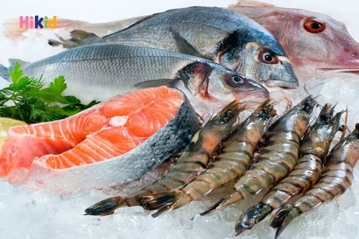 Hải sản giàu protein, khoáng chất và acid béo Omega-3