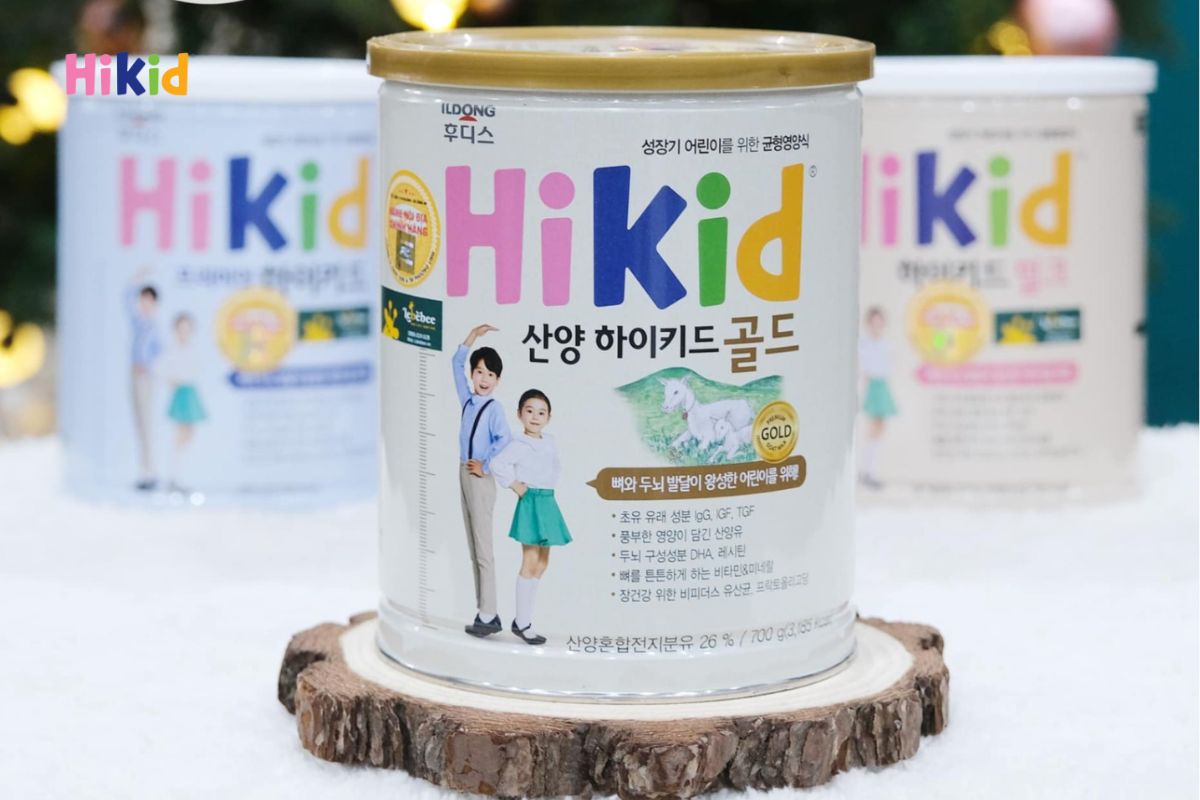 Sữa Hikid dê hỗ trợ trẻ cao lớn và khỏe mạnh