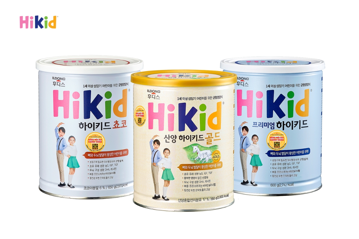 Sữa Hikid - Người bạn đồng hành cùng trẻ chinh phục tầm vóc lý tưởng