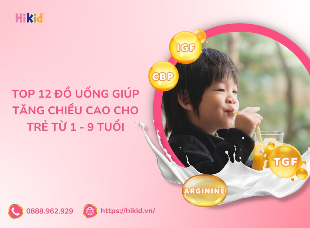 đồ uống giúp tăng chiều cao cho trẻ