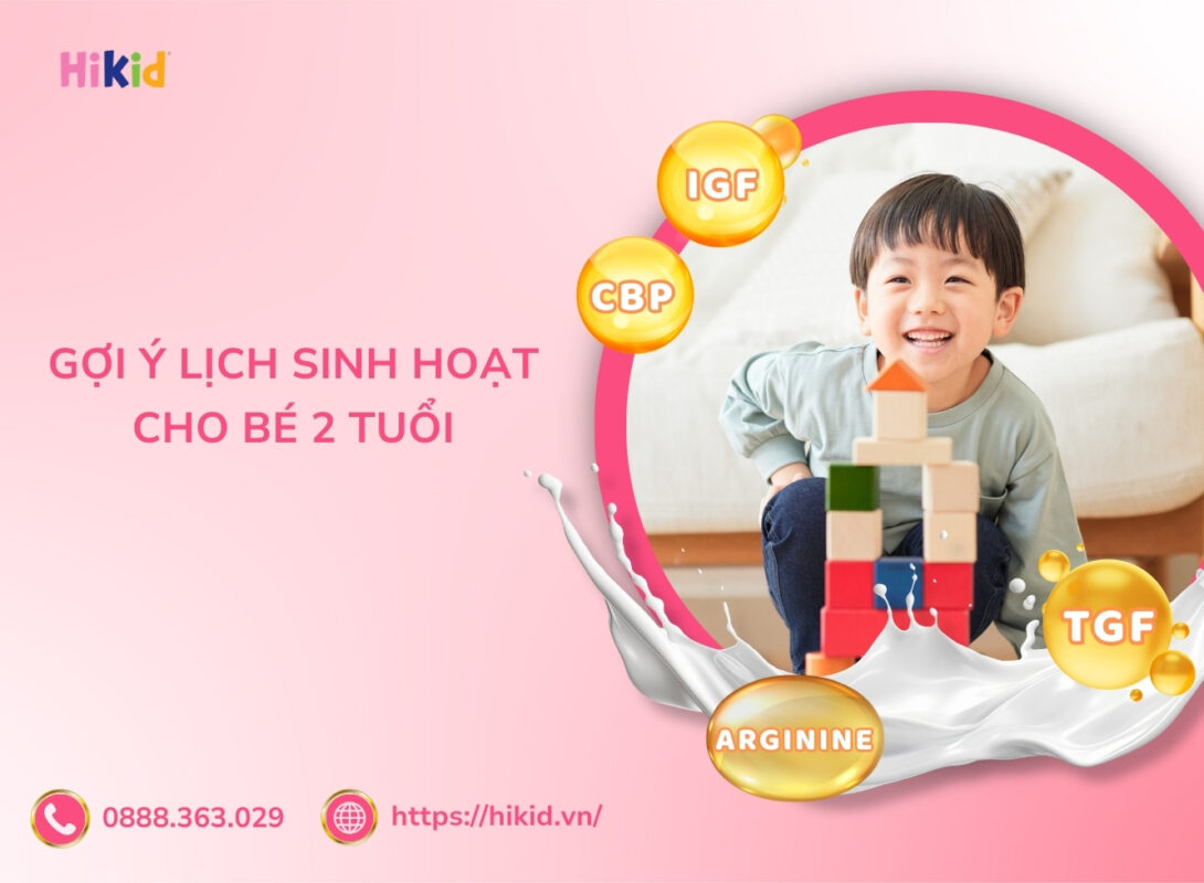 lịch sinh hoạt cho bé 2 tuổi