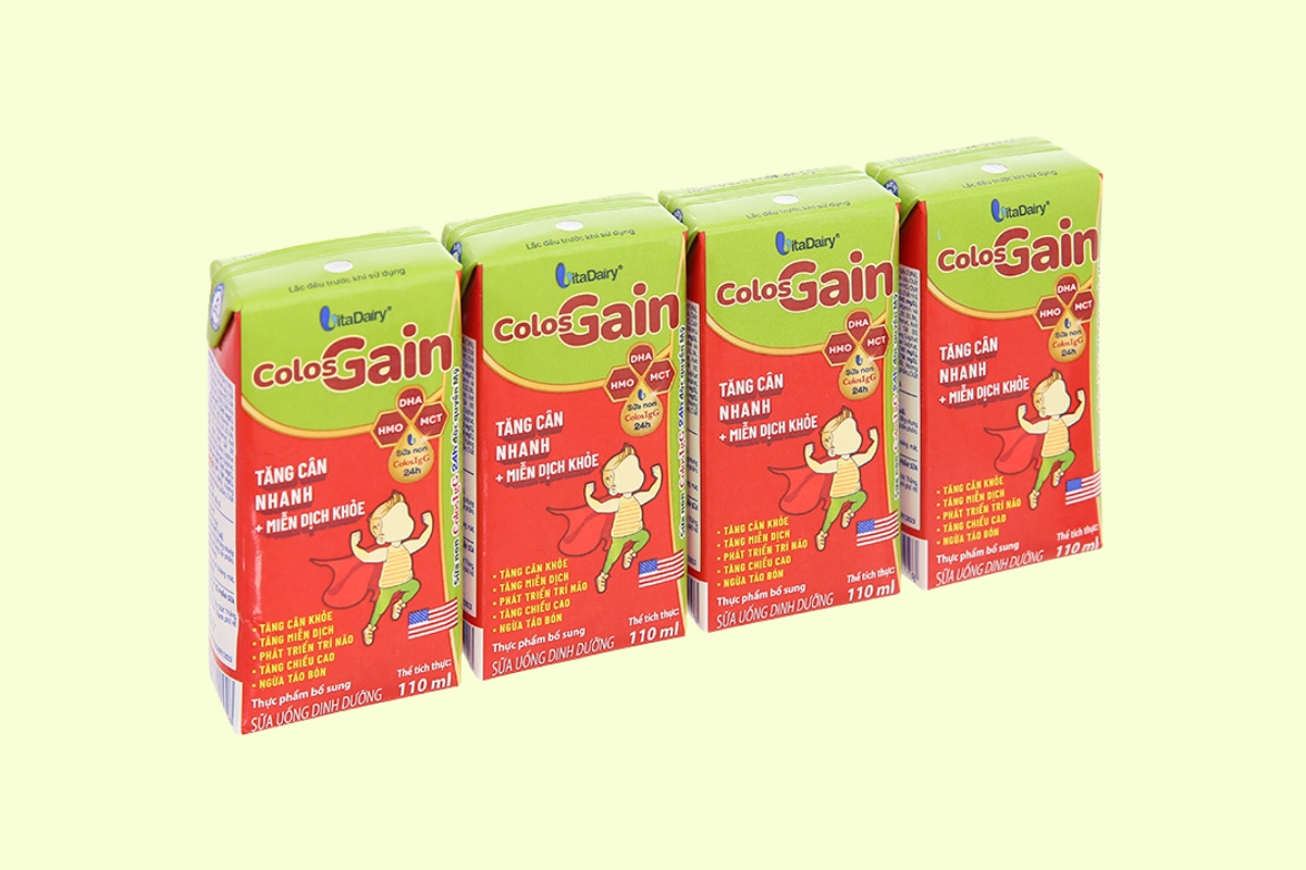 Sữa pha sẵn Colos Gain