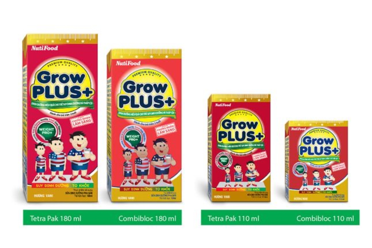 Nên chọn mua sữa bột pha sẵn phát triển chiều cao có dung tích phù hợp với nhu cầu của bé