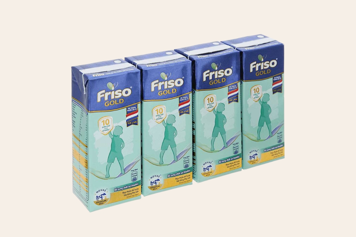 Sữa bột pha sẵn phát triển chiều cao Friso Gold