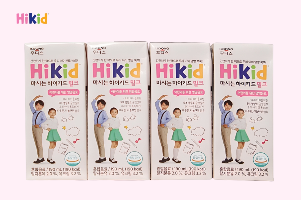 Sữa bột pha sẵn hỗ trợ tăng chiều cao Hikid