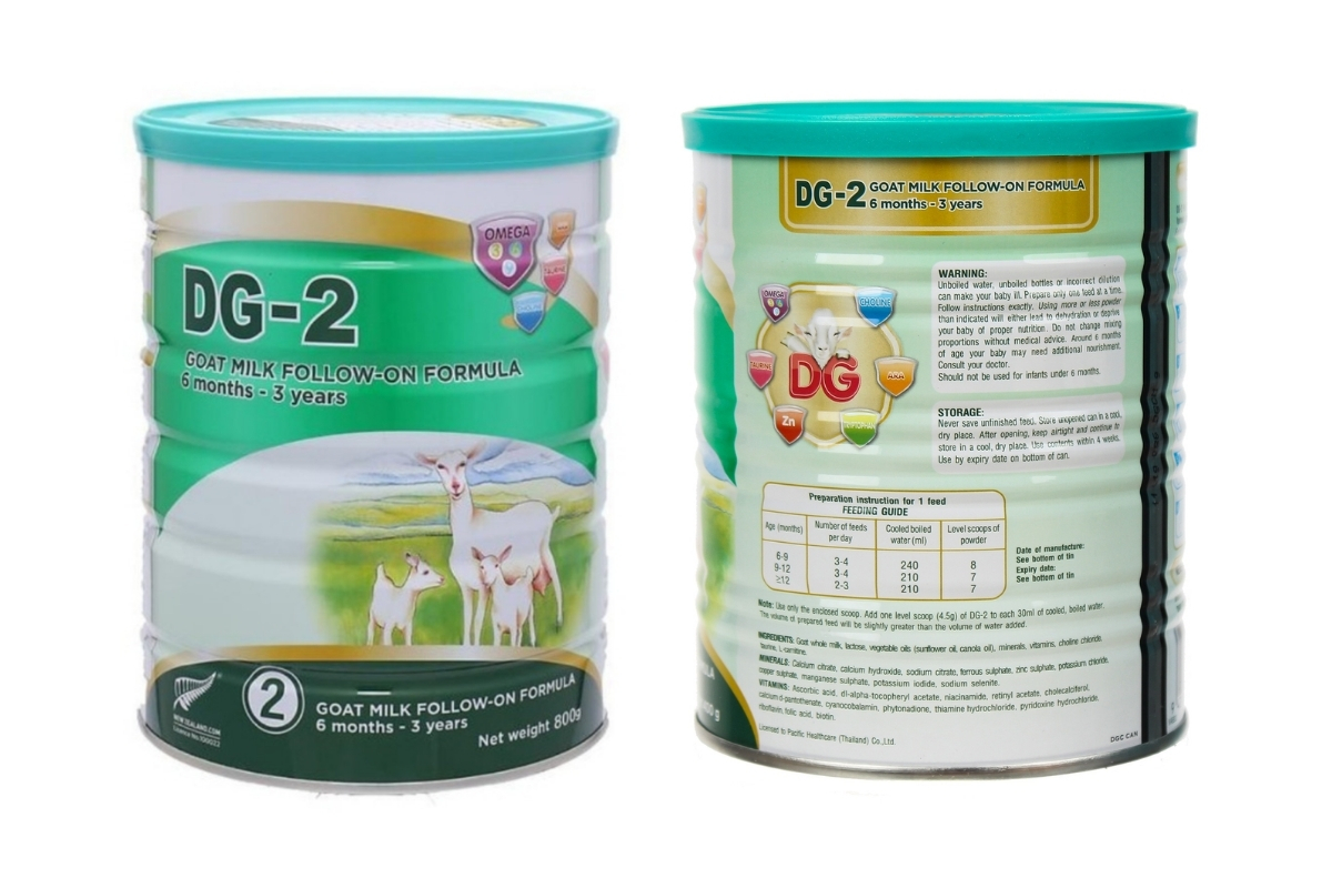 Sữa Dê DG-2 cho bé bị dị ứng sữa bò