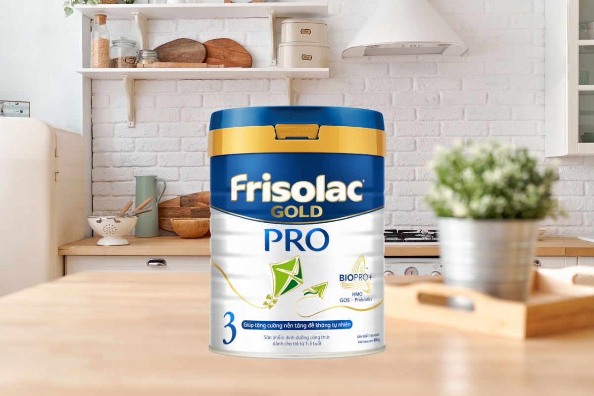 Sữa nhiều canxi tăng chiều cao Friso Gold Pro số 3 hỗ trợ phát triển chiều cao vượt trội 