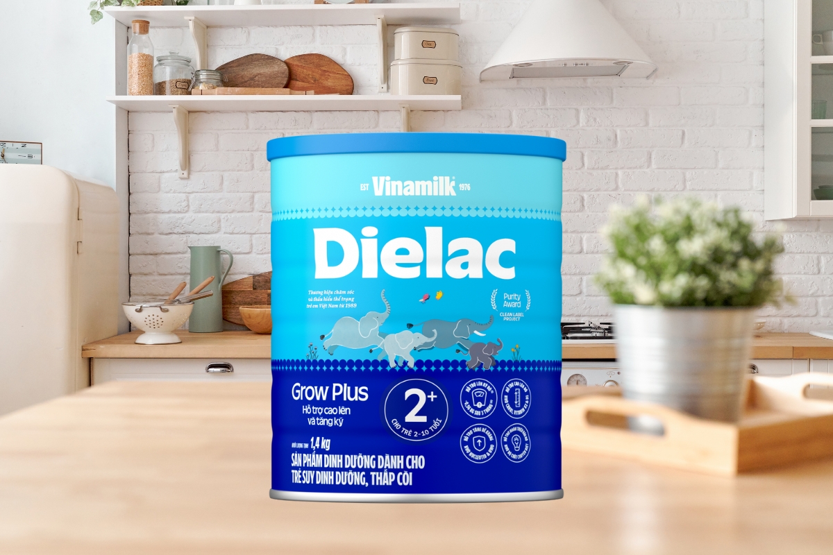 Sữa bột Dielac Grow được nhiều mẹ tin dùng 
