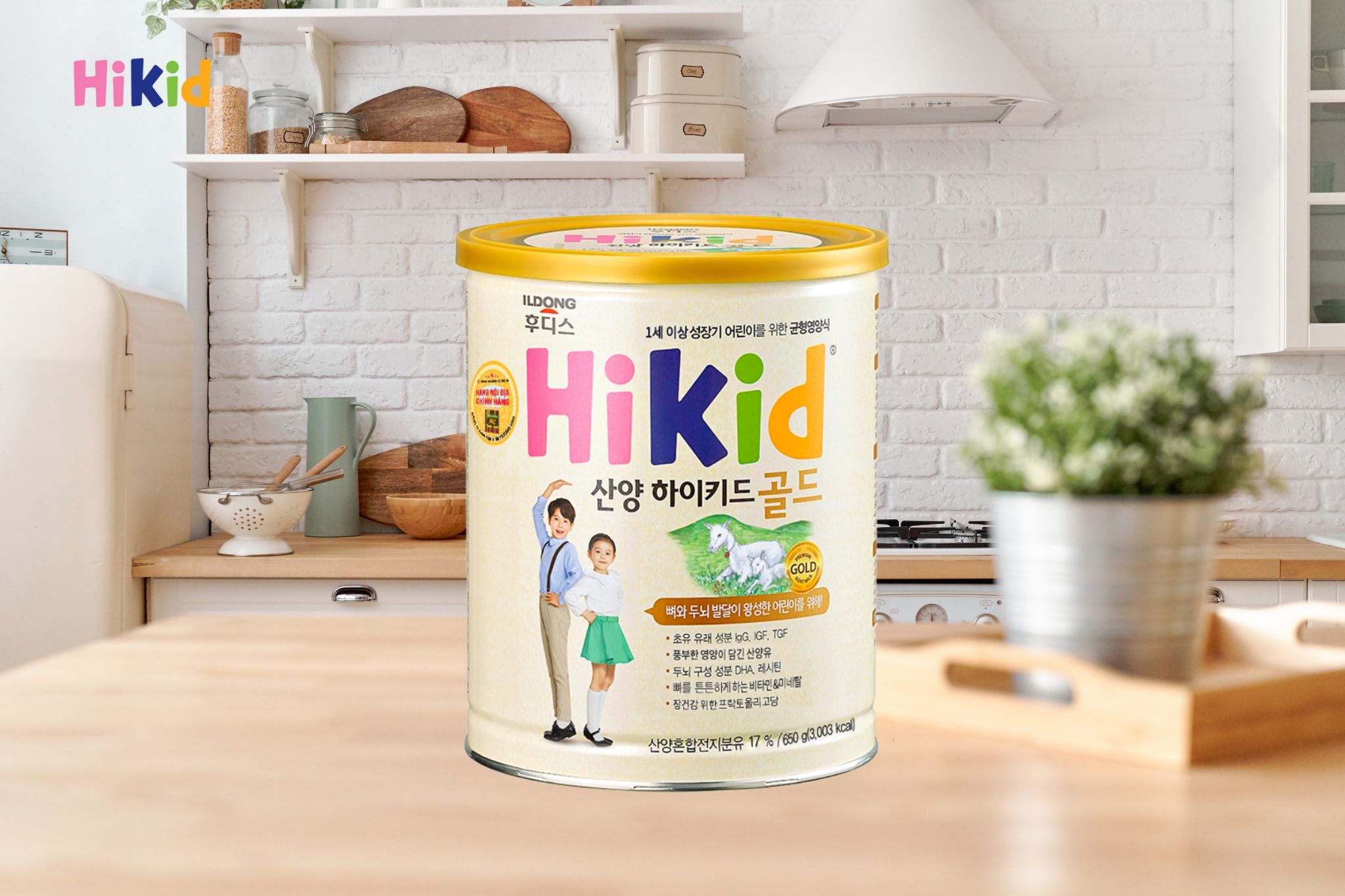 Sữa Hikid Dê cung cấp nhiều canxi và dưỡng chất thiết yếu cho sự phát triển của trẻ