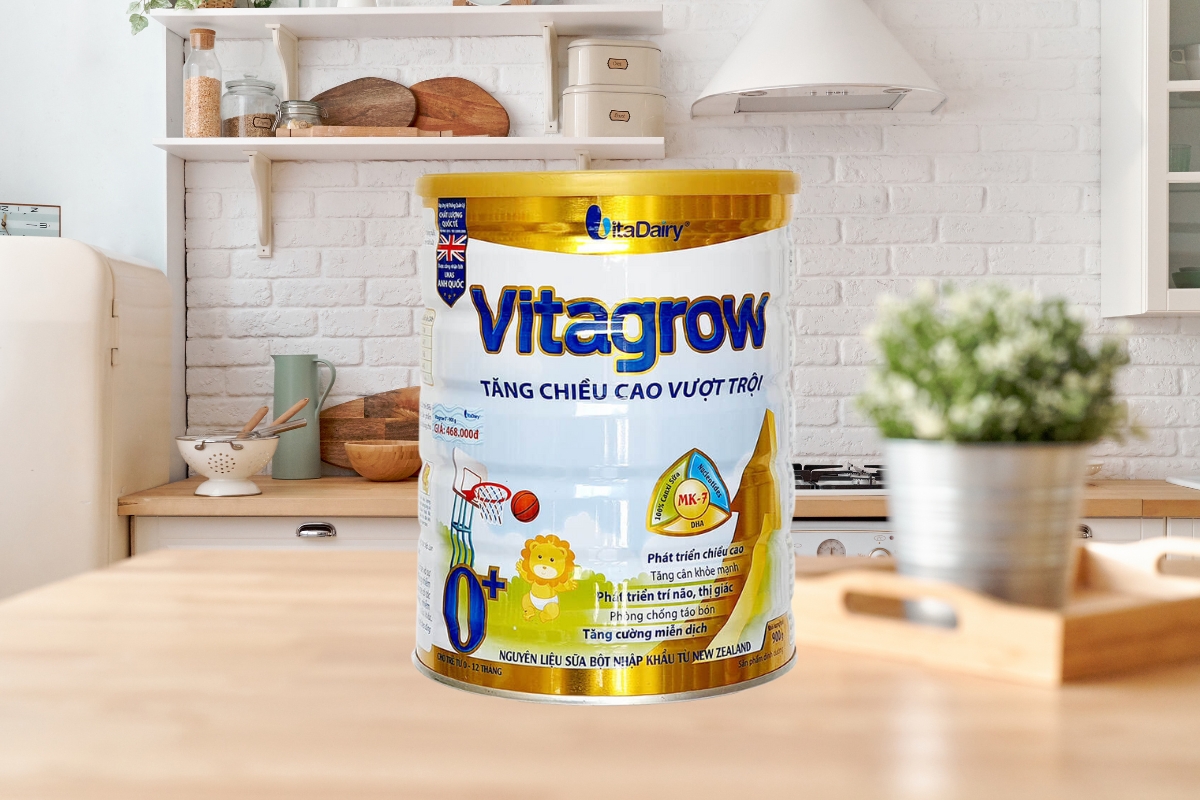 Sữa tăng chiều cao VitaGrow được đánh giá cao về chất lượng 