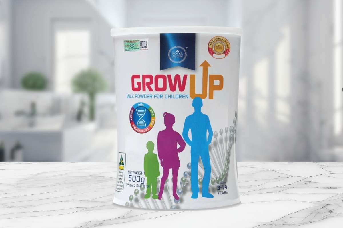 Sữa Grown Up giúp bé 11 tuổi phát triển chiều cao vượt trội