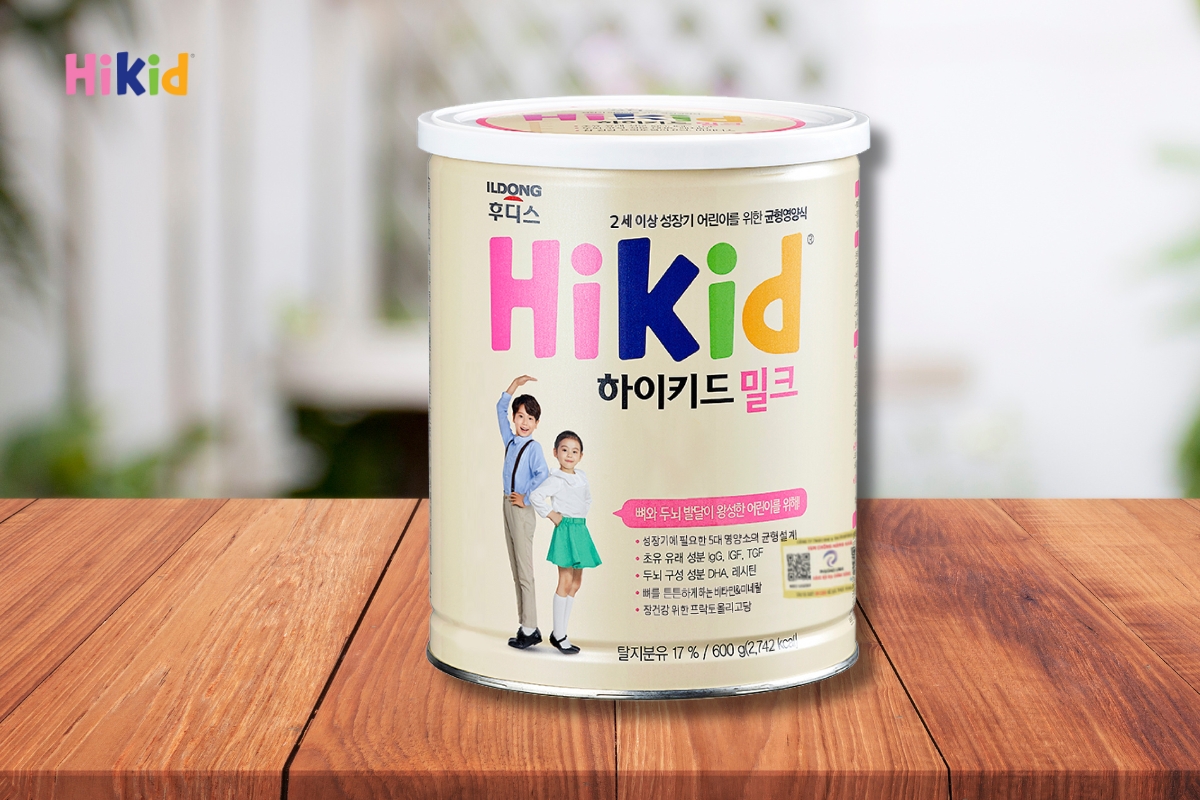 Sữa Hikid Vani hỗ trợ tăng trưởng chiều cao và phát triển trí não cho trẻ em