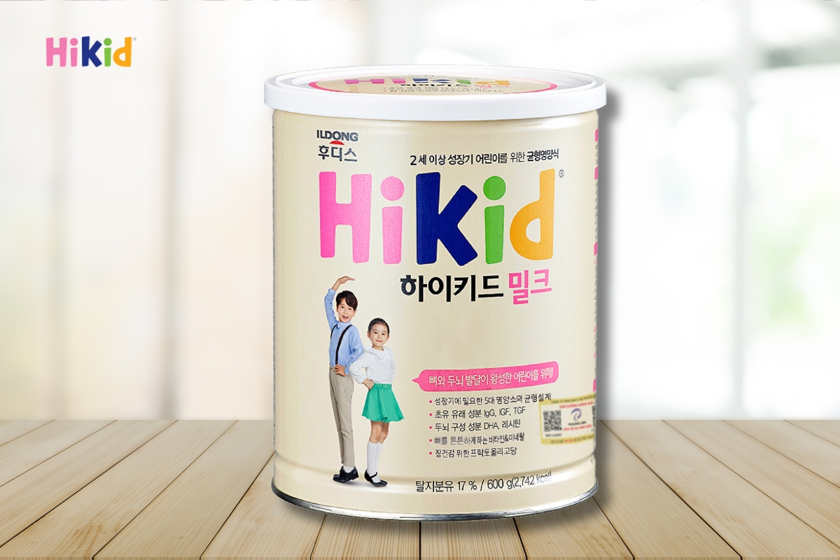 Sữa Hikid Premium hỗ trợ tăng chiều cao, phát triển trí não, tiêu hóa khỏe mạnh.