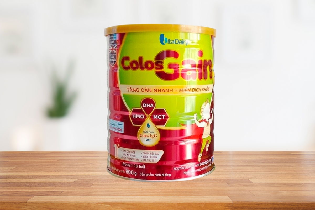 Sữa Colos Gain 1+ phù hợp với trẻ suy dinh dưỡng, thấp còi