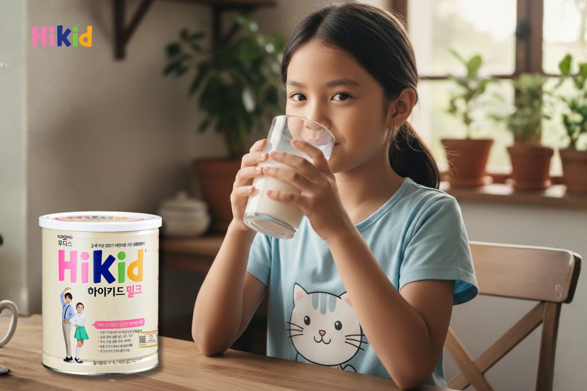 Sữa Hikid Vani giúp trẻ 8 tuổi tăng trưởng chiều cao vượt trội