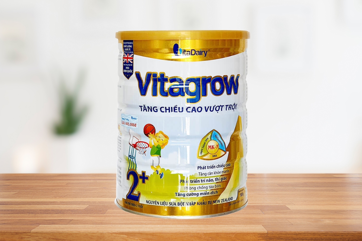 Sữa VitaGrow giúp bé cao khỏe, vững vàng