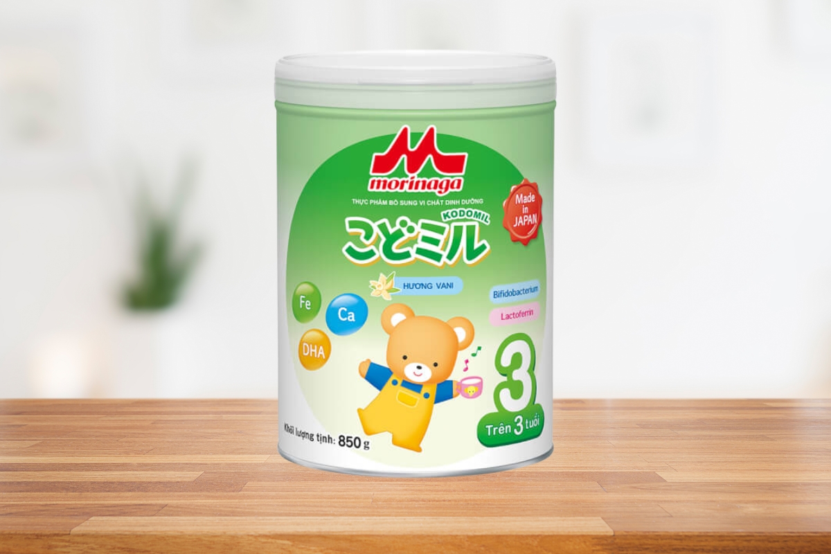 Sản Morinaga Kodomil 3 cung cấp hệ dưỡng chất tinh túy cho bé 8 tuổi phát triển toàn diện