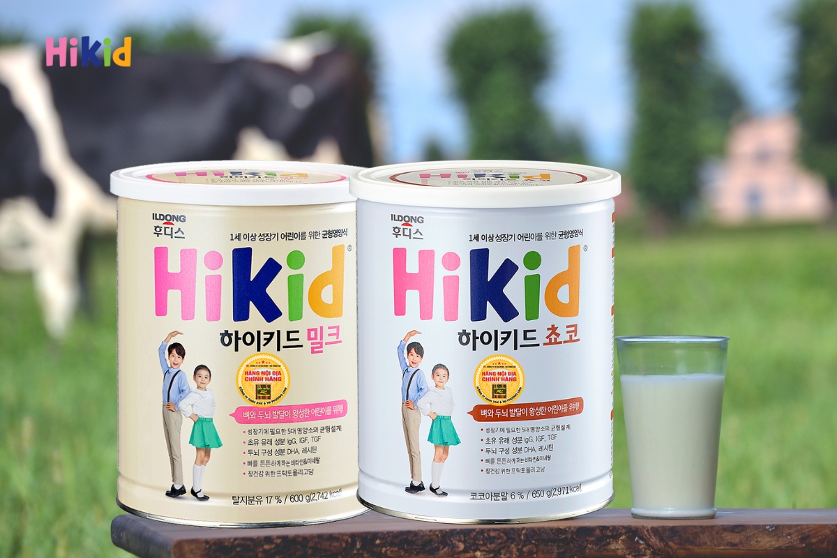 Sữa Hikid hỗ trợ tăng chiều cao được nhiều chuyên gia khuyên dùng