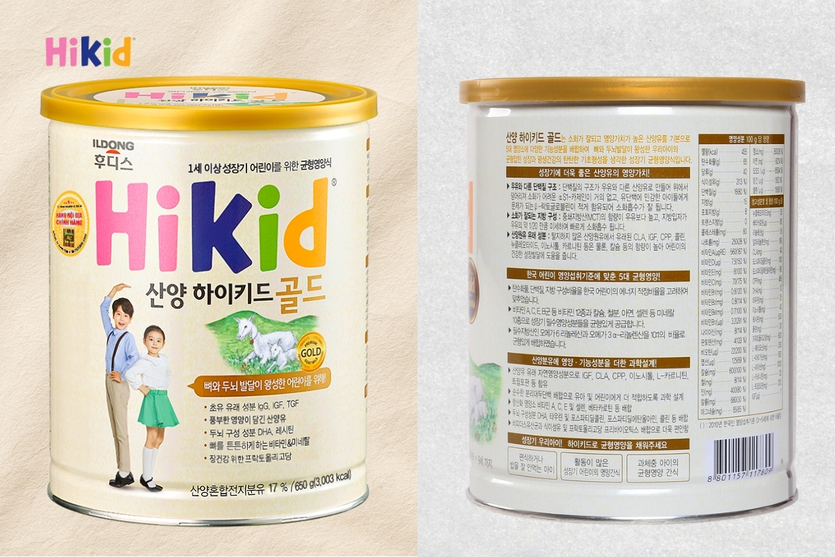 Sữa Hikid Dê cung cấp nguồn dưỡng chất dồi dào hỗ trợ trẻ cao lớn hơn