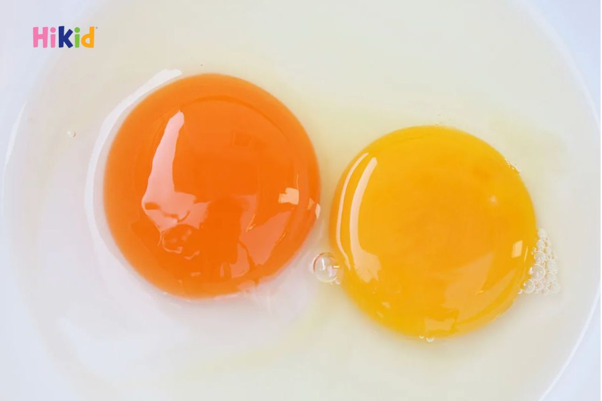 Lòng đỏ trứng gà là thực phẩm giàu vitamin D cho bé