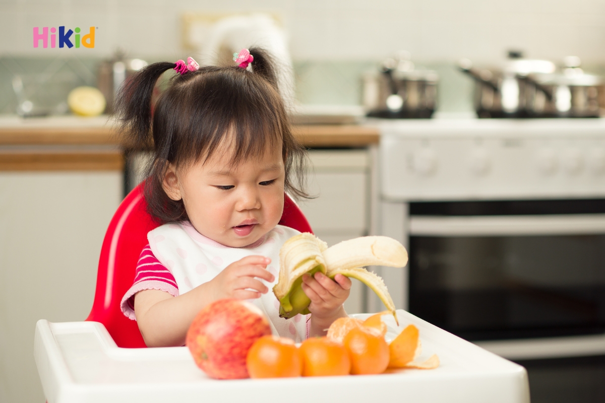 Chuối cung cấp nguồn năng lượng dồi dào và các khoáng chất thiết yếu cho bé