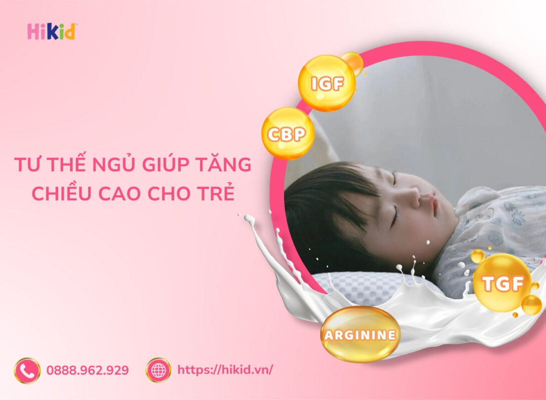 tư thế ngủ giúp tăng chiều cao